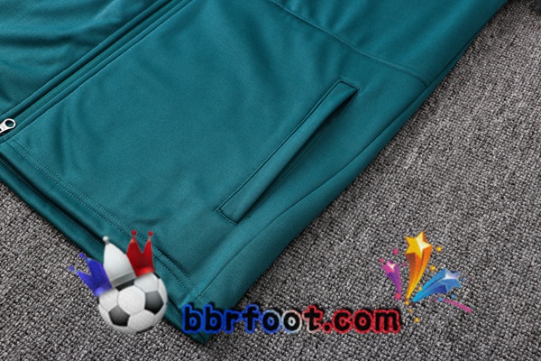 Veste A Capuche Survetement Foot FC Liverpool Vert 21/22