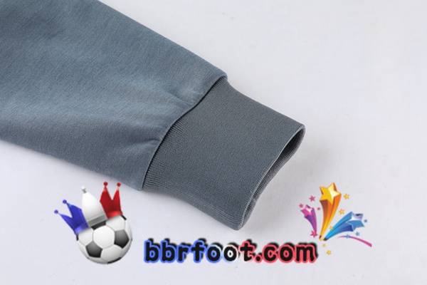 Veste A Capuche Survetement Foot JORDAN Paris PSG Gris 21/22
