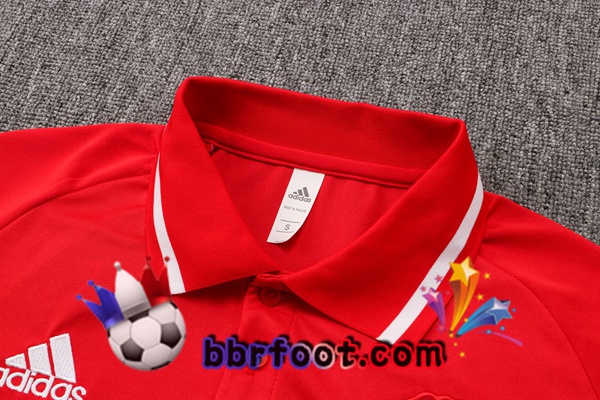 Polo Foot Manchester United + Pantalon Rouge 21/22