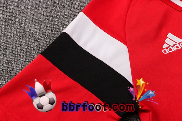 Polo Foot Manchester United + Pantalon Rouge 21/22