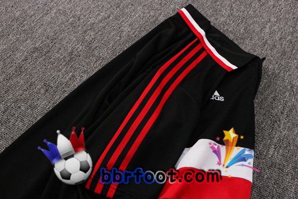 Polo Foot Manchester United + Pantalon Noir 21/22