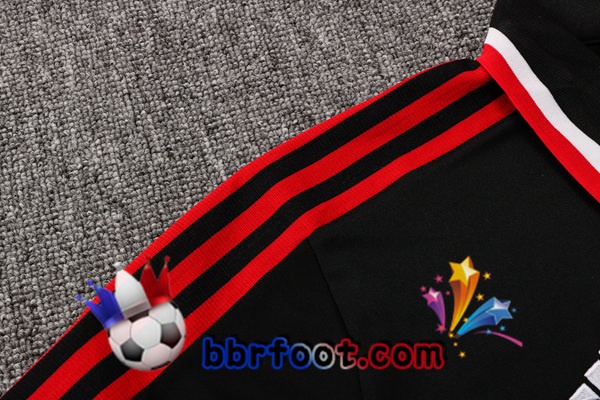 Polo Foot Manchester United + Pantalon Noir 21/22