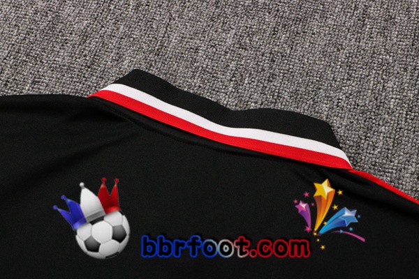 Polo Foot Manchester United + Pantalon Noir 21/22