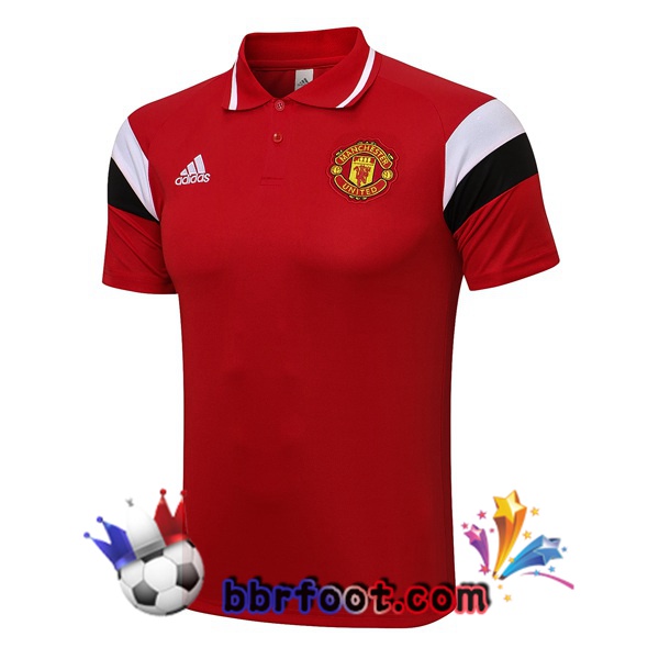 Polo Foot Manchester United Rouge 21/22