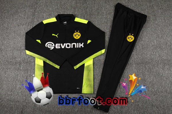 Survetement Foot Dortmund BVB Noir 21/22