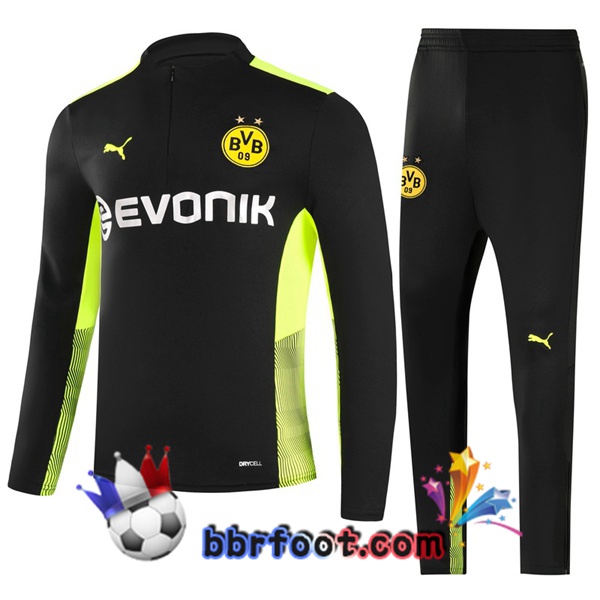 Survetement Foot Dortmund BVB Noir 21/22