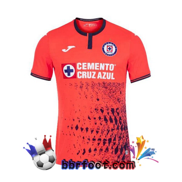 Maillot Foot Cruz Azul Third Rouge 21/22