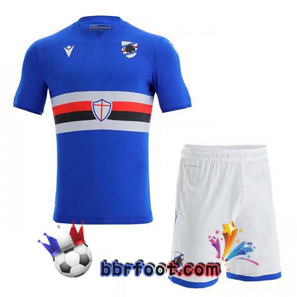 Maillot Foot UC Sampdoria Enfant Domicile Bleu 21/22