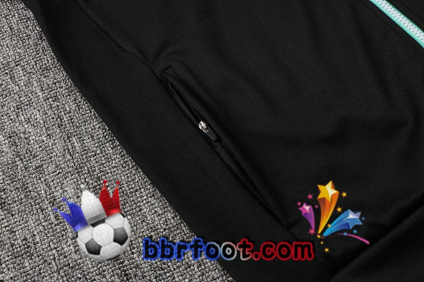 Veste A Capuche Survetement Foot Real Madrid Noir 21/22