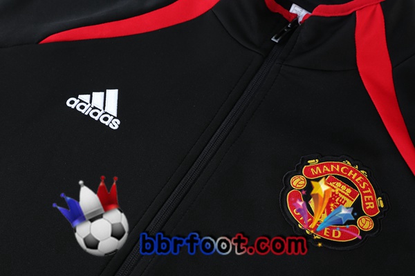 Veste Survetement Foot Manchester United Noir 21/22