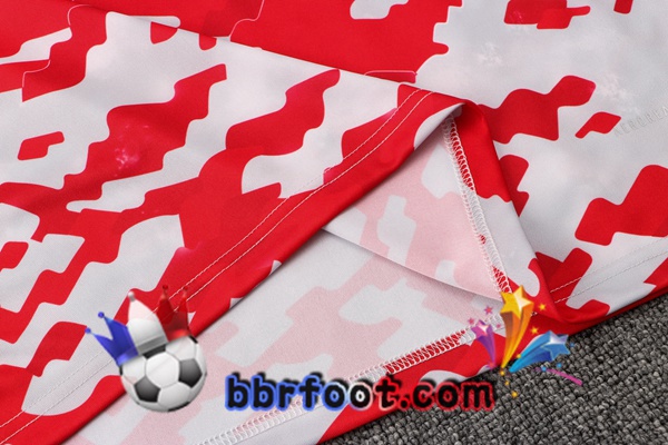 Training T-Shirts Manchester United + Pantalon Rouge Blanc 21/22