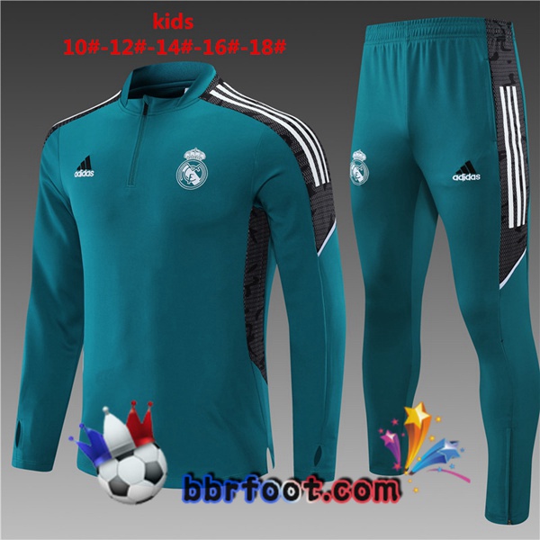 Survetement Foot Real Madrid Enfant Vert 21/22