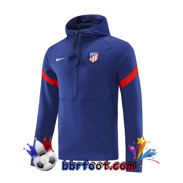 Sweatshirt à Capuche Atletico Madrid Bleu 21/22