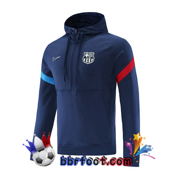 Sweatshirt à Capuche FC Barcelone Bleu 21/22