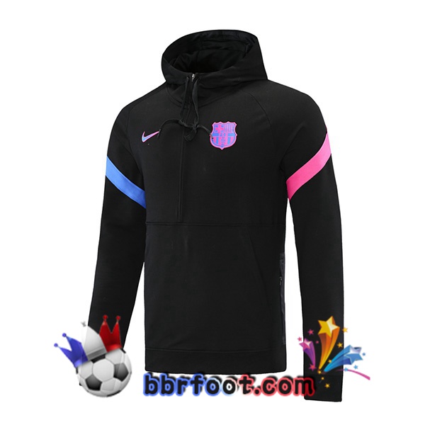 Sweatshirt à Capuche FC Barcelone Noir 21/22