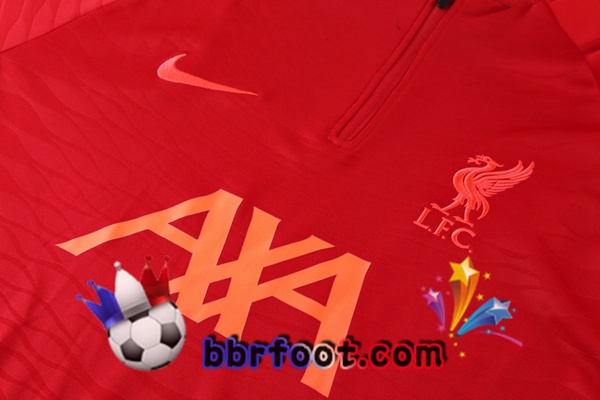 Survetement Foot FC Liverpool Rouge 21/22