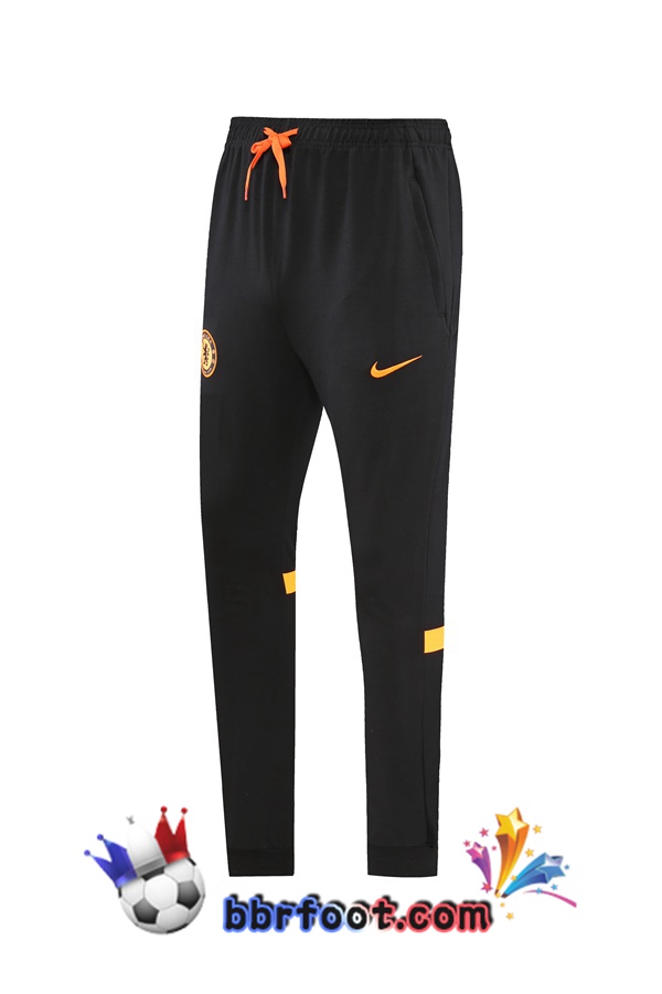 Veste A Capuche Survetement Foot FC Chelsea Noir Vert 21/22
