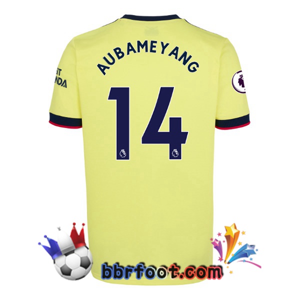 Maillot Foot Arsenal (AUBAMEYANG 14) Exterieur 21/22 Maillot Foot Arsenal (AUBAMEYANG 14) Exterieur 21/22