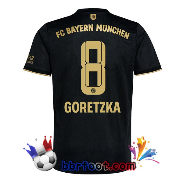 Maillot Foot Bayern Munich (Goretzka 8) Exterieur 21/22