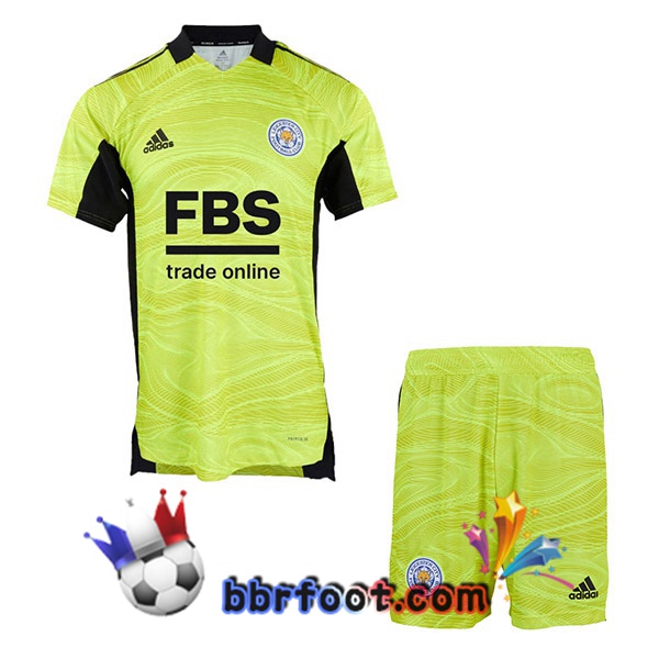 Maillot Foot Leicester City Enfant Gardien de but Jaune 21/22