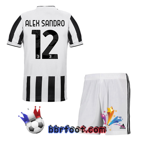 Maillot Foot Juventus (ALEX SANDRO 12) Enfant Domicile 21/22