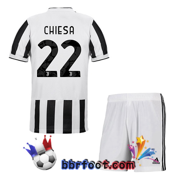 Maillot Foot Juventus (CHIESA 22) Enfant Domicile 21/22