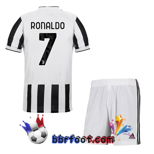 Maillot Foot Juventus (RONALDO 7) Enfant Domicile 21/22