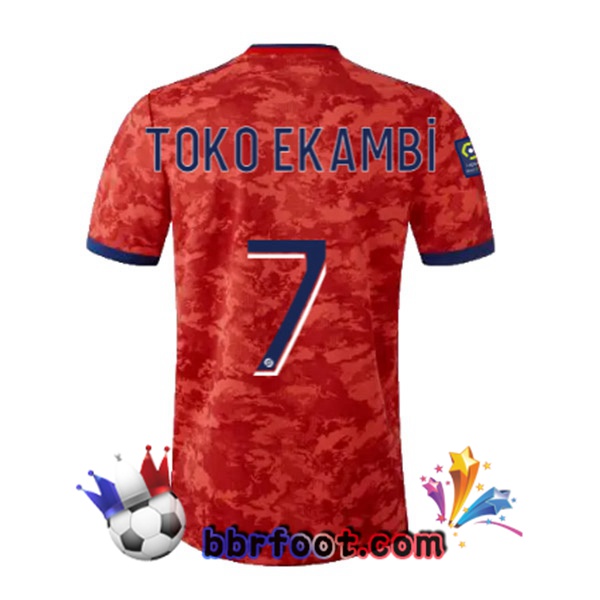 Maillot Foot Lyon OL (TOKO EKAMBI 7) Exterieur 21/22