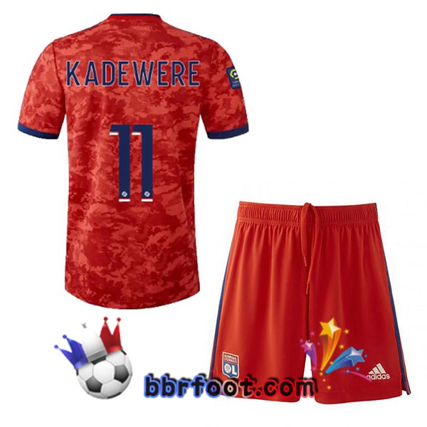 Maillot Foot Lyon OL (KADEWERE 11) Enfant Exterieur 21/22