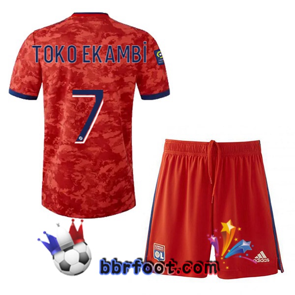 Maillot Foot Lyon OL (TOKO EKAMBI 7) Enfant Exterieur 21/22