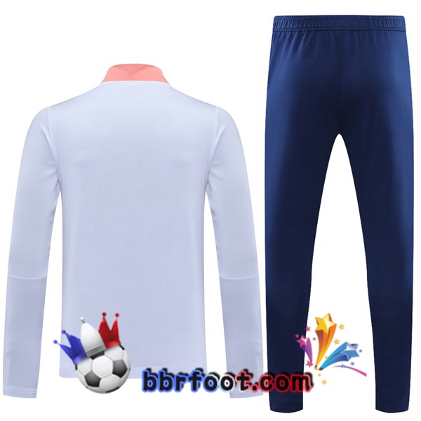 Survetement Foot Arsenal Blanc 21/22