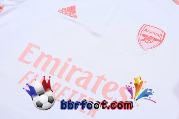 Survetement Foot Arsenal Blanc 21/22