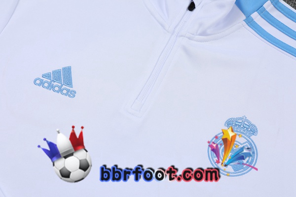 Survetement Foot Real Madrid Blanc 21/22