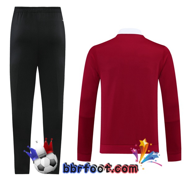 Veste Survetement Foot Bayern Munich Rouge 21/22