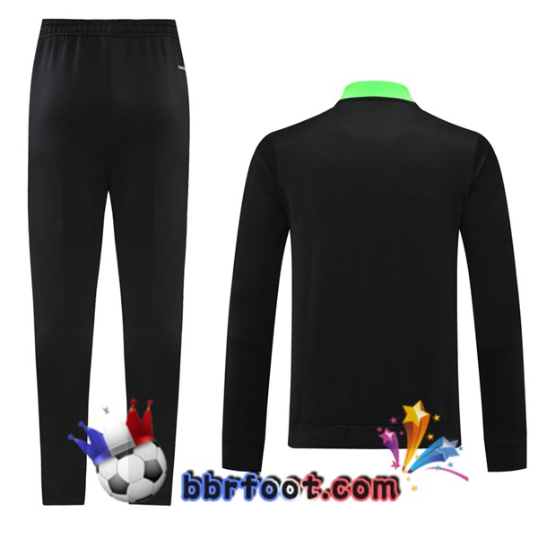 Veste Survetement Foot Manchester United Noir 21/22