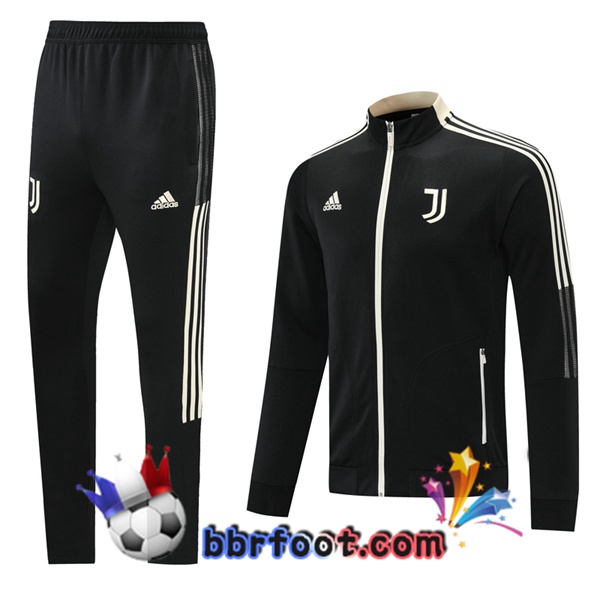 Veste Survetement Foot Juventus Noir 21/22