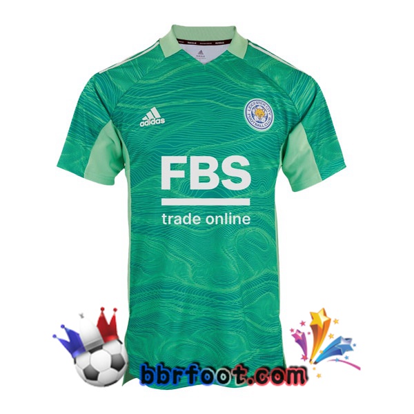 Maillot Foot Leicester City Gardien de but Vert 21/22