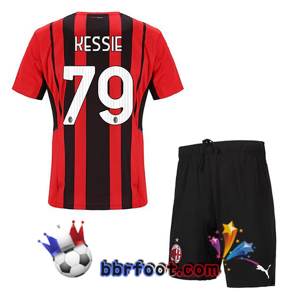 Maillot Foot AC Milan (KESSIE 79) Enfant Domicile 21/22