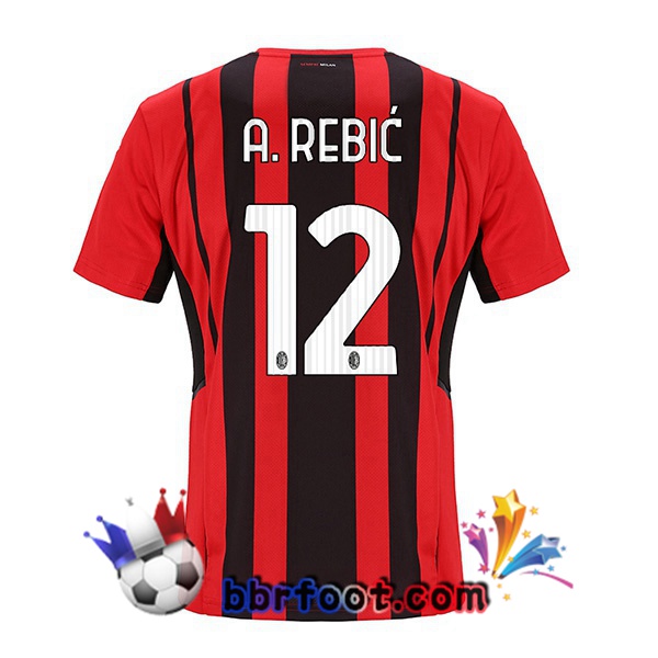 Maillot Foot AC Milan (A. REBIĆ 12) Domicile 21/22