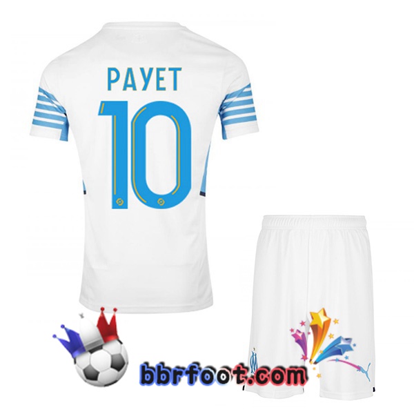 Maillot Foot Marseille OM (PAYET 10) Enfant Domicile 21/22