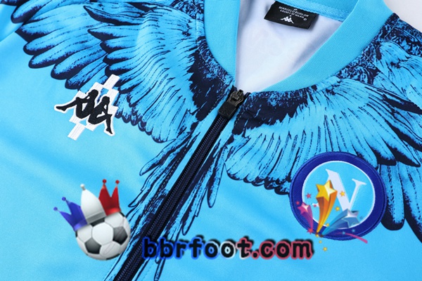 Veste Survetement Foot SSC Naples Bleu 21/22