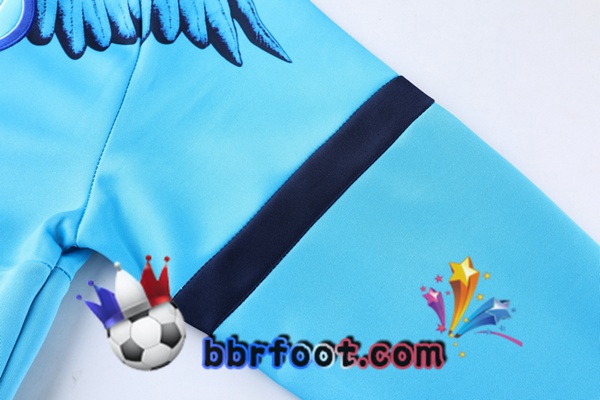 Veste Survetement Foot SSC Naples Bleu 21/22