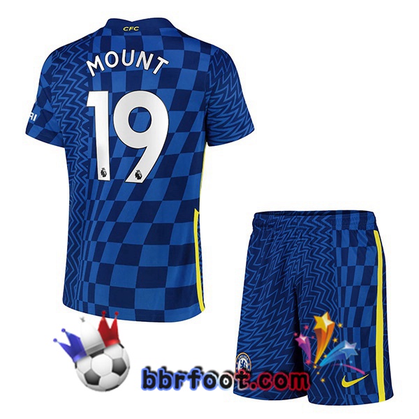 Maillot Foot FC Chelsea (MOUNT 19) Enfant Domicile 21/22