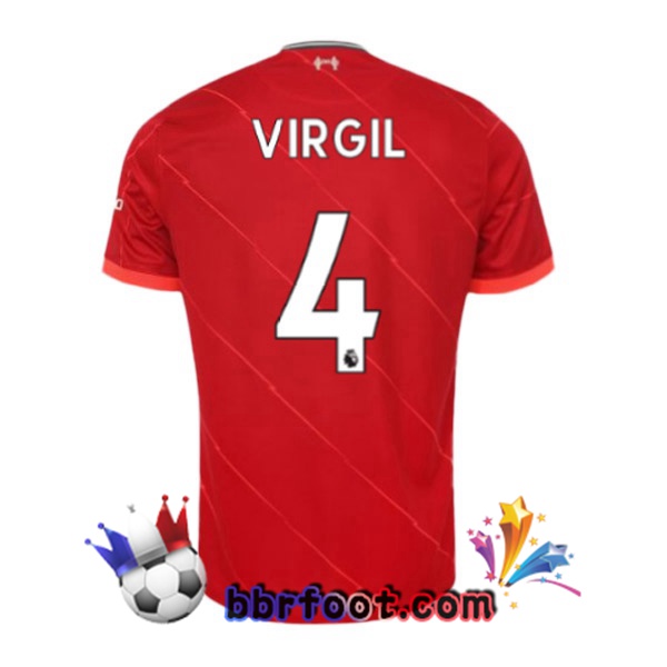 Maillot Foot FC Liverpool (VIRGIL 4) Domicile 21/22