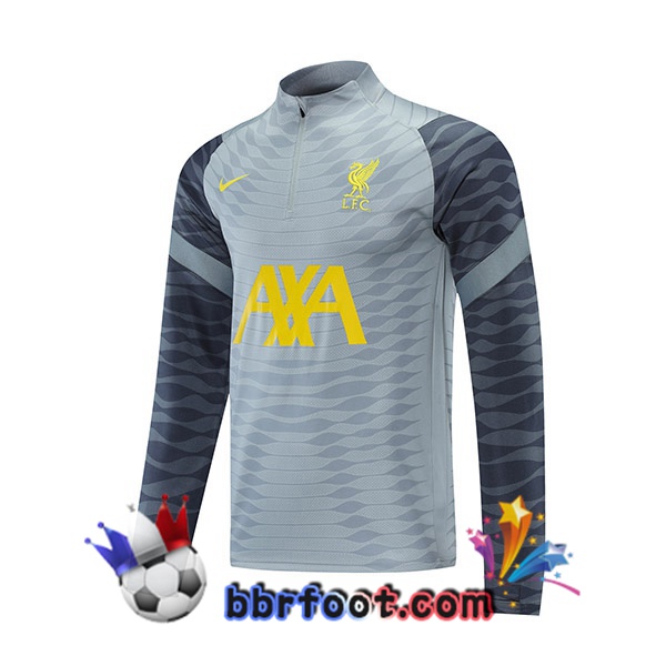 Sweatshirts Homme FC Liverpool Gris 21/22