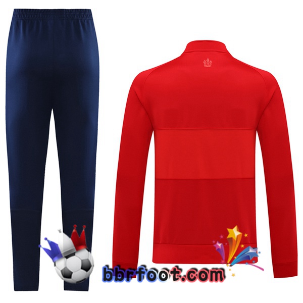 Veste Survetement Foot Atletico Madrid Rouge 21/22