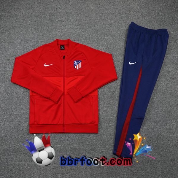 Veste Survetement Foot Atletico Madrid Rouge 21/22