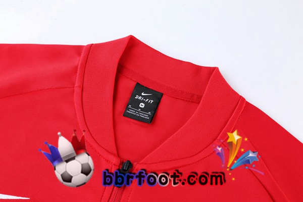 Veste Survetement Foot Atletico Madrid Rouge 21/22