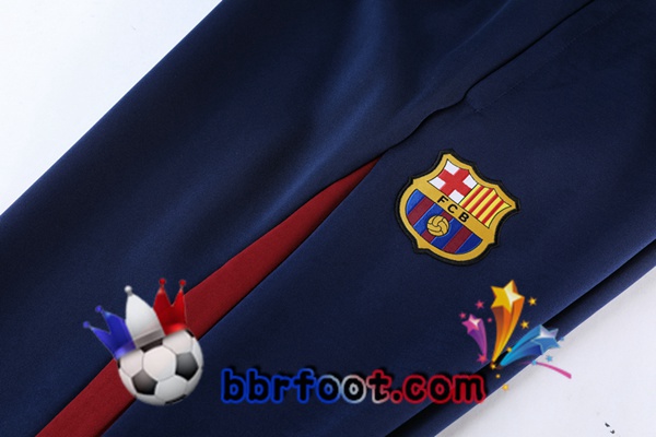 Veste Survetement Foot FC Barcelone Bleu Rouge Noir 21/22