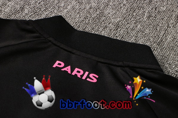 Veste Survetement Foot Paris PSG Noir 21/22